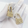  2023 C 18K Gold Pearl Earrings