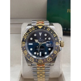 Rolex GMT-Master II Automatic Movement Two Tone Ceramic Bezel With black dial